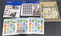 6 Mint Sheets US Stamps - Jim Henson, DC Comics+