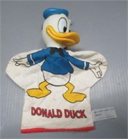 Vintage Donald Duck puppet by Walt Disney.