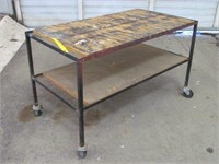 Rolling Metal Table