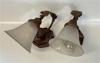 GOOD PAIR OF CONTEMPORARY LIGHT SCONCES