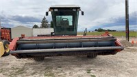 Hesston 8400 14' Auger Feed w/ Conditioner Swather