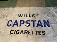 Vintage Will Capstan Cigarettes Banner (195 cm W