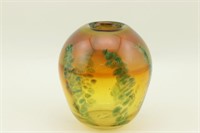 Signed Art Glass Vase