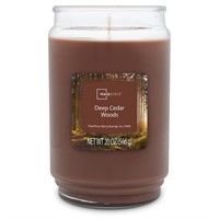 SM1024  Mainstays Cedar Woods Single Wick Candle,