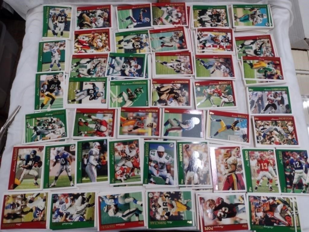 Large Box Of Vintage Football Cards