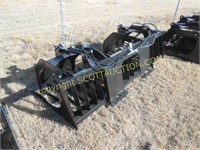 84" Skid Steer Rock & Brush Grapple