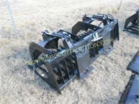 75" Skid Steer Rock & Brush Grapple