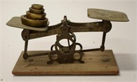 Antique postal scales