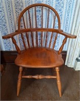 Windsor Style Sack-Back Arm Chair