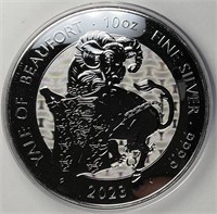 2022 Silver 10oz Queen's Beasts