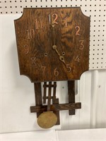 1920’s Wall clock. With key
