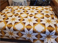 Hand Stitched Quilt 76x86"