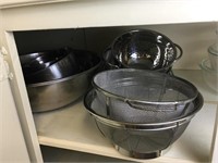 Selection of Stainless Steel Kitchen Items