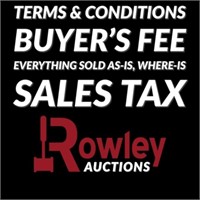 Terms & Conditions of Auction