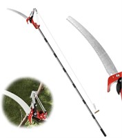 10ft Pole Saw, Manual Tree Pruner with Sharp