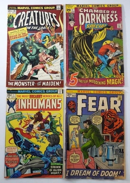 (4) MARVEL DARK THEMED COMIC BOOKS