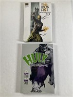 Marvel Iron Fist & Hulk Hardcover Pairing
