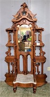 highly carved hall pc. (see description)