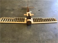 Large Wood Body R/C Plane