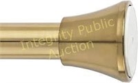 Snug Set Shower Tension Rod Golden Brass 43-72”