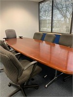 14' conference table for large meetings high