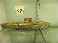 Marx USS Washington Friction Tin Ship