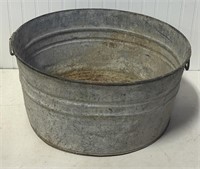 Large Galvanized Tub