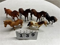 (6) Bryer Horses