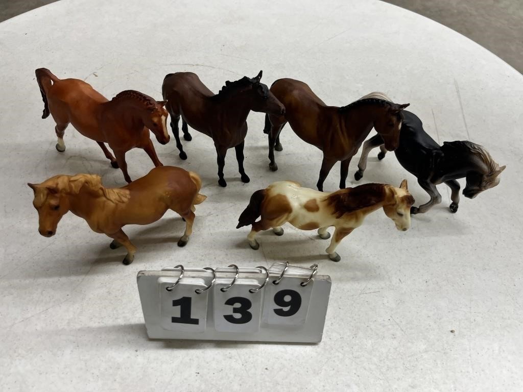 (6) Bryer Horses