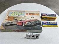 Atlas HO Slot Cars & Track