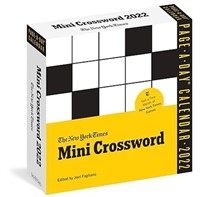 2022 New York Times Mini Crossword Page-A-Day Cale