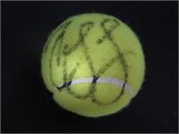 ROGER FEDERER SIGNED TENNIS BALL WITH COA