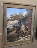 Framed John Wayne on a horse