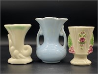 Pottery Vases 6” Tall and Smaller
