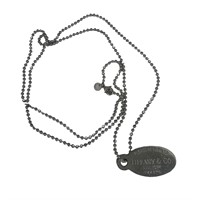 Tiffany & Co Return To Oval Tag Necklace