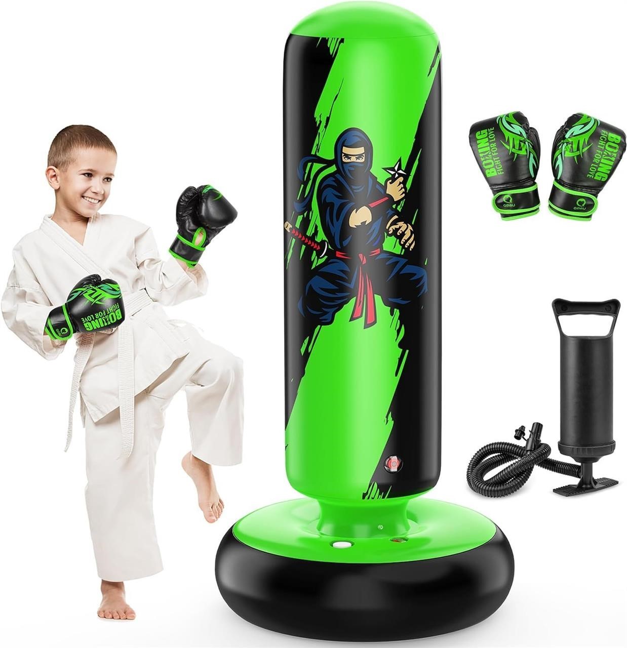 $47 Punching Bag for Kids with 2 Boxing Gloves