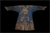 Chinese Silk Embroidery Dragon Robe ,Qing