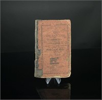 1812 Cow Doctor & Farriery farm cures book