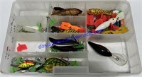 Box Of Different Kinds Of Lures
