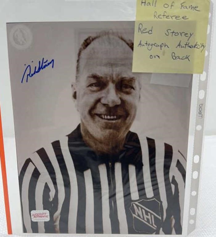 8x10in Hall of fame referee Red Storey