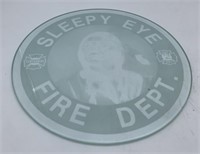 1987 Sleepy Eye Fire Dept. Centennial trivet