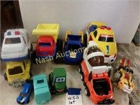 toy lot w/ cars
