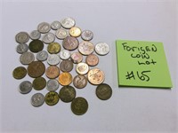 mixed foreign coin lot