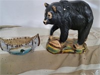 Bear and canoe souvenirs