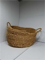 Large Seagrass basket - some damage 10" x 18"