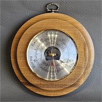 Vintage Myrtlewood Barometer -Weather Station