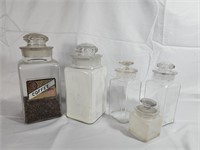 Apothecary canister set