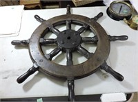 Authentic Ships Wheel, 31 " D Overall