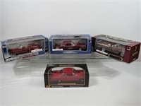 FOUR 1:18 SCALE DIECAST CARS: