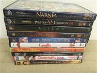 DVDS INCLUDING NARNIA & PIRATES OF CARIBBEAN 2